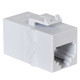 Voice RJ11 Keystone Coupler with Pin 1-1 for HD Style - White, Single IC107C6RWH Voice RJ11 Keystone Coupler with Pin 1-1 for HD Style - White, Single IC107C6RWH